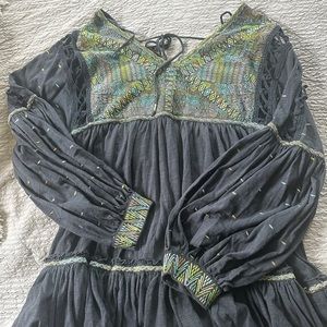 Free People long sleeve mini dress